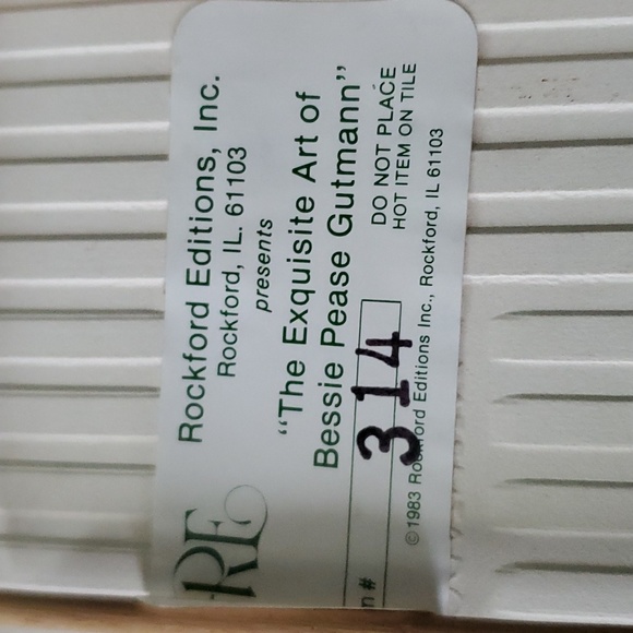 Vintage Bessie Pease Guttman oak framed tile art - Picture 9 of 9